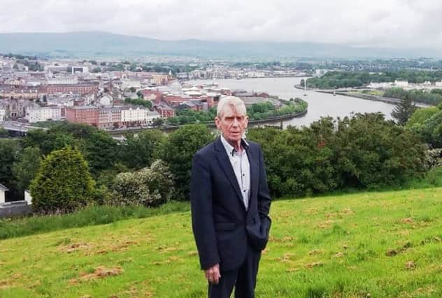 Willie Carlin claims this photograph of him in Derry was taken in recent weeks.