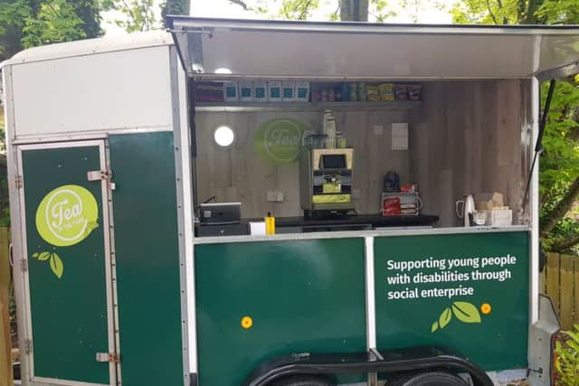 The completed horsebox which is home to Tea in the Park.