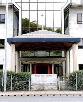 Headquarters of Derry City & Strabane District Council on the Strand Road.