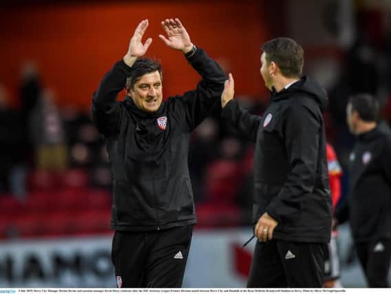 Declan Devine was thrilled with the character shown by his young side in the 2-2 draw against Dundalk.