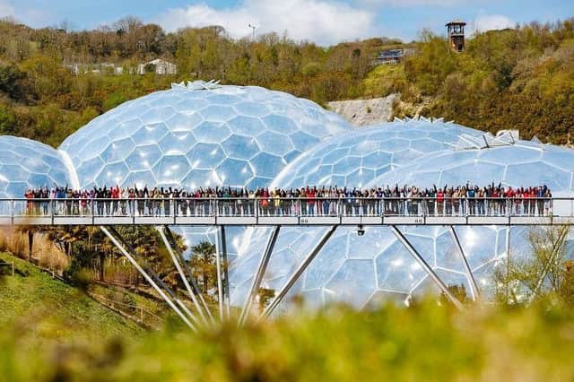 Local people have the chance to go to Cornwall's Eden Project.