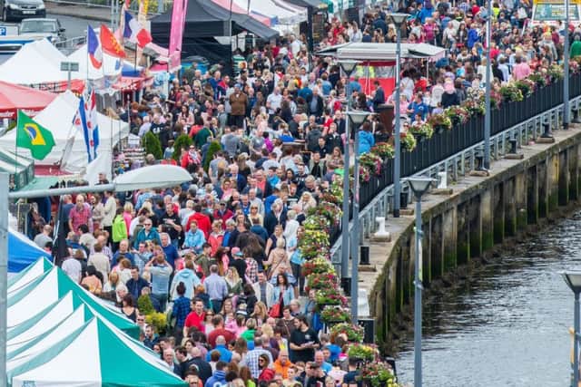 The Quay along the River Foyle during a previous Maritime Festival. Picture Martin McKeown. Inpresspics.com. 10.07.16