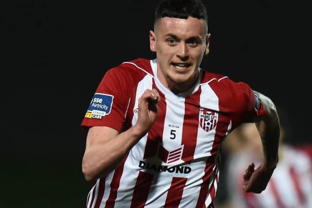 Derry City striker David Parkhouse.