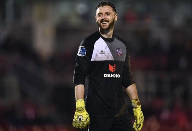 Derry City goalkeeper Peter Cherrie.