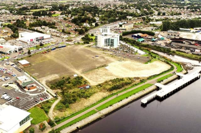 Most of the Fort George site on Derrys riverfront has being lying vacant for the past 20 years.