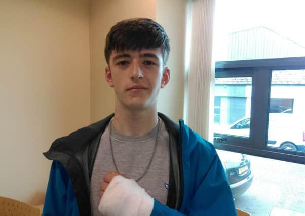 Altan Dean (17) fell 35ft from rocks at Kinnego Bay.