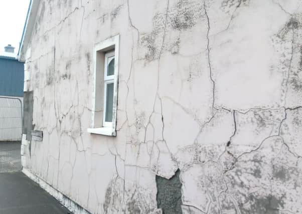 A house affected by Mica.