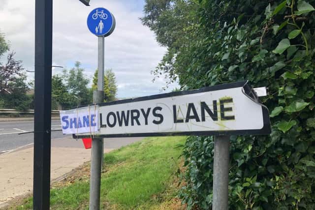 'Shane' Lowry's Lane, Derry. (Photo: Andrew Quinn)