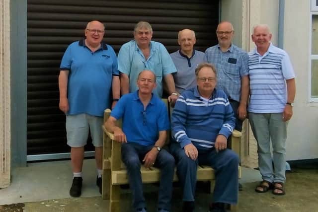 The members of Eglinton's Men's Shed.