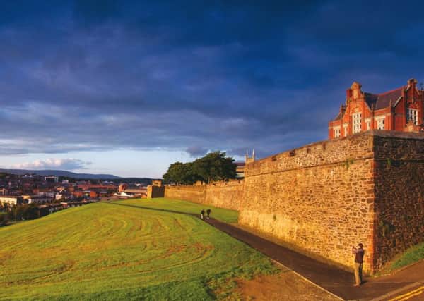 The building of Derrys Walls was completed 400 years ago.