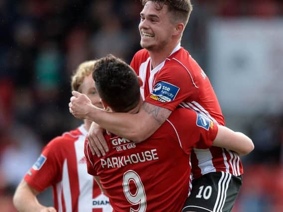 Michael McCrudden is delighted to be back playing for Derry City.