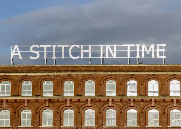 The art installation 'A Stitch In Time' gifted to Derry following the 2013 City of CUlture year.