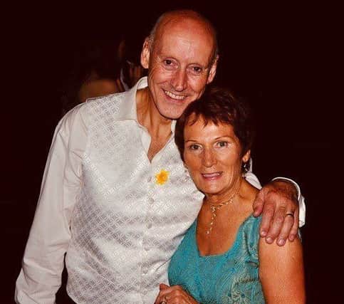 James Calwell with his wife Mary who died in December 2018, just 12 months after she was diagnosed with a brain tumour.
