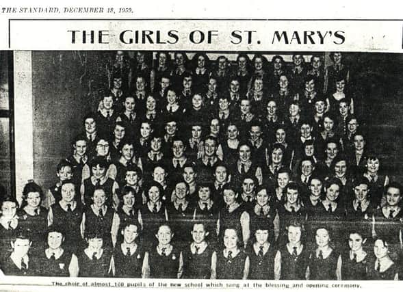 1959 : The first group of St Mary's students.