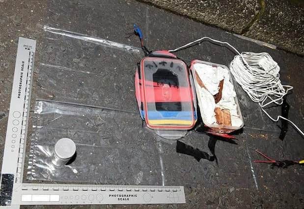 The device and command wire discovered in Creggan Heights.