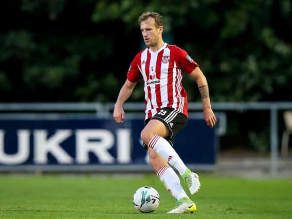 Derry City's Ally Gilchrist happy to sign up for 2020.