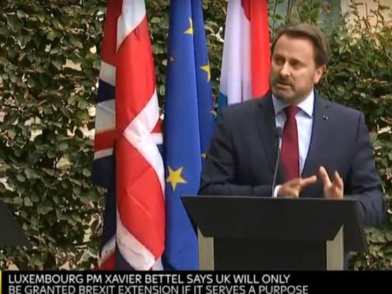 Prime Minister, Boris Johnson, refused to take part in a joint press conference with the prime minister of Luxembourg, Xavier Bettel, on Monday afternoon.