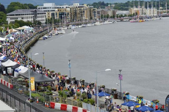 Derrys quay during the Foyle Maritime Festive last summer. DER2818GS041