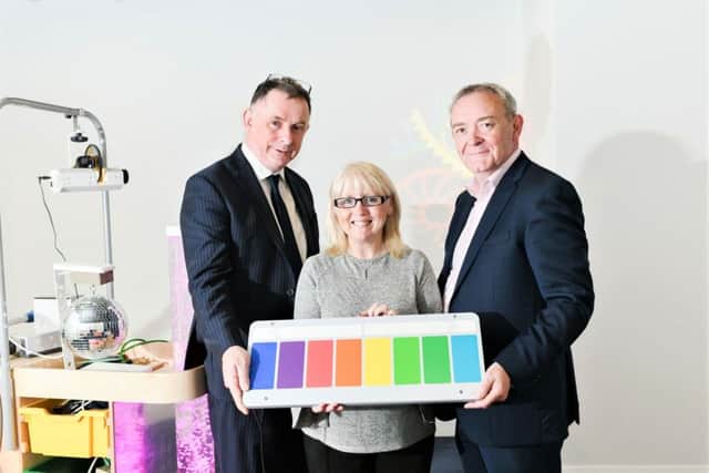Michael Flanagan and Martina Bell, Artspace, and Damian McAteer, UCIT.