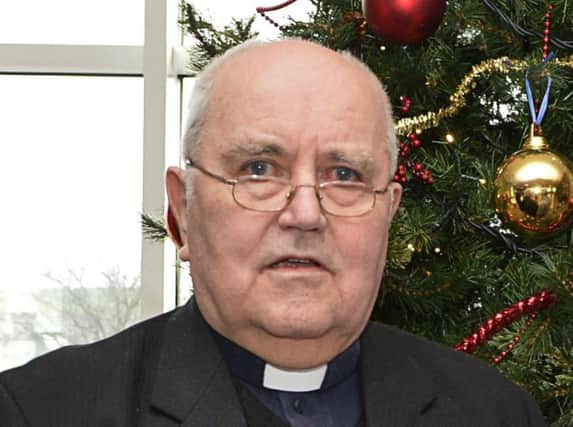 The retired Bishop of Derry, Samus Hegarty, who has passed away.