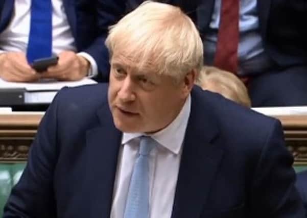 British Prime Minister, Boris Johnson. (Video/Image courtesy of Parliament TV)