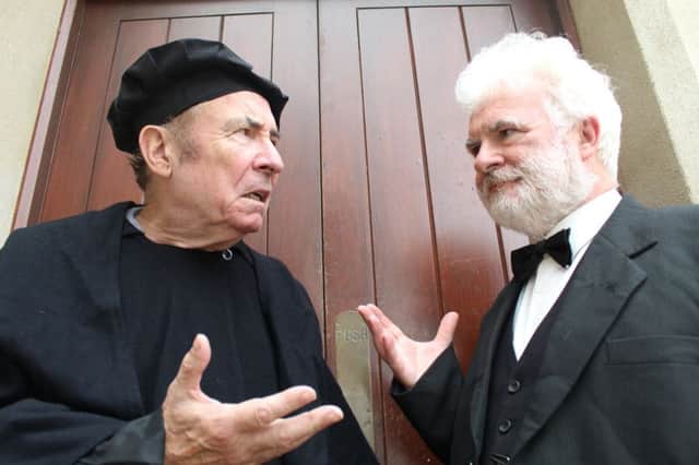 Michael Roper and Gerry Farrell, who will star in The First Protestant.