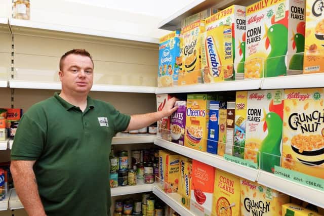 James McMenamin, manager of the Foyle Foodbank in Springtown Industrial Estate, Derry pictured previously.  DER2619GS-054