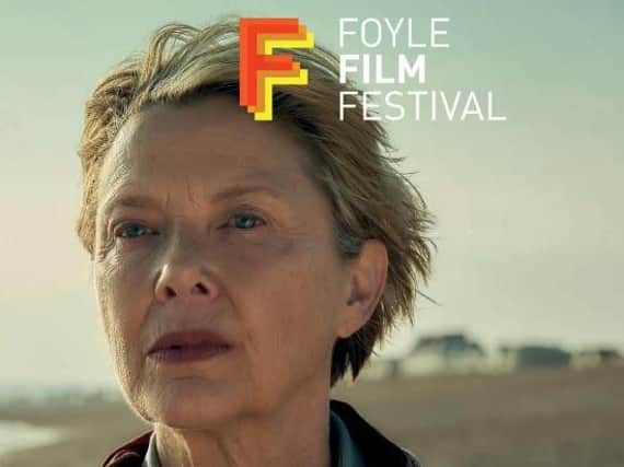 Academy Award nominee Annette Bening on the cover of the Foyle Film Festival programme.