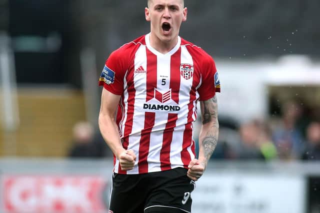 Derry City striker David Parkhouse.