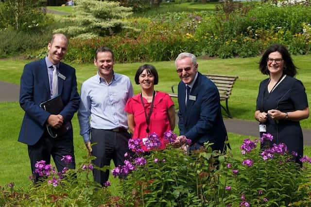 Judges visiting Brooke Park back in the summer.