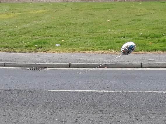 This photograph was taken on Duncreggan Road by one of our reporters on Thursday morning.