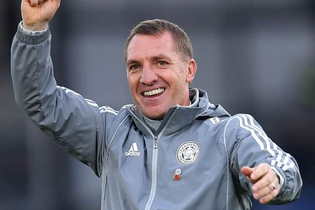 Brendan Rodgers's side have an excellent chance of beating Arsenal on Saturday night, and he's spent the build up to the game quashing suggestions he'll leave for a big club, by same he's already at one. Fair play!
