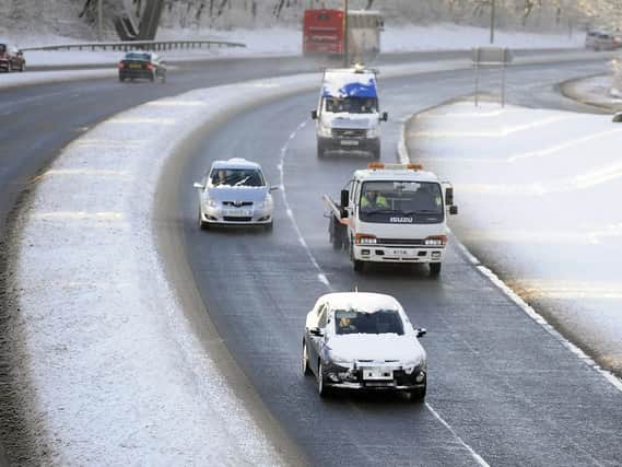 Motorists are advised to exercise extra caution when driving in cold and wintry conditions. (Library Image)