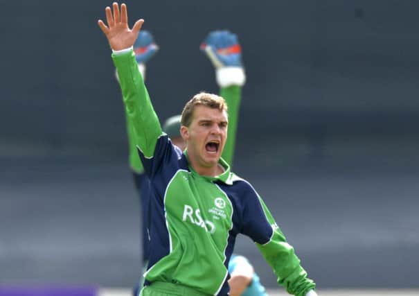 Ireland's Andrew McBrine played his part in their opening World Cup win over the West Indies. Rowland White/Presseye