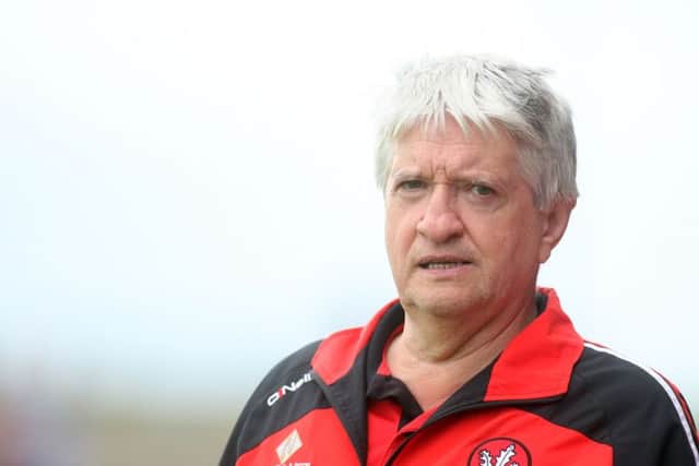 STEPPED DOWN . . .Derry manager Brian McIver.
