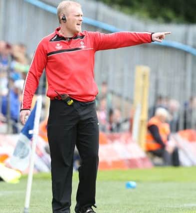 Derry manager Damian McErlaine. (
Picture by Andrew Paton / PressEye)