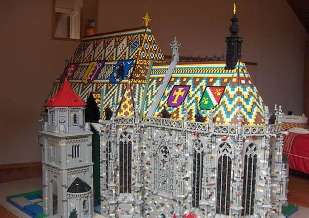 A lego version of Cathedral.
