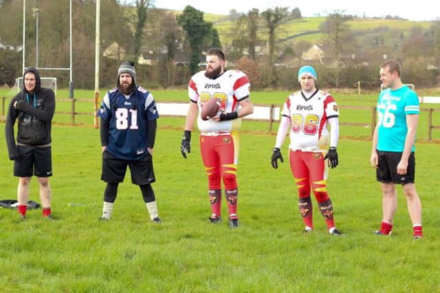 Some of the Donegal Derry Vipers squad who attended the recent try-outs at Drumahoe.