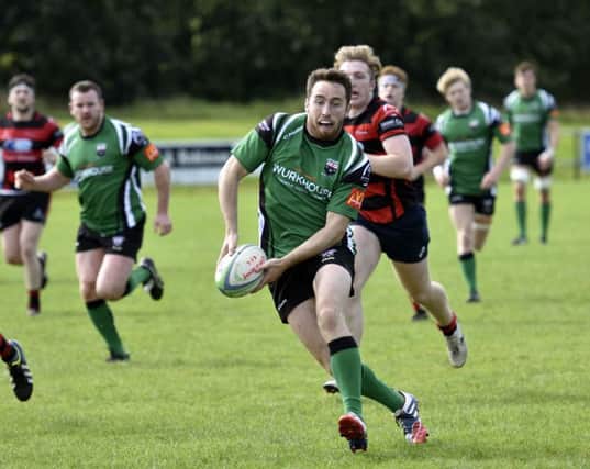 Neil Burns was in fine kicking form as City of Derry reinforced their position at the top of AIl Division 2B.
