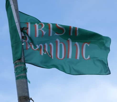 The flag flown from the Post Office during the Easter Rising.