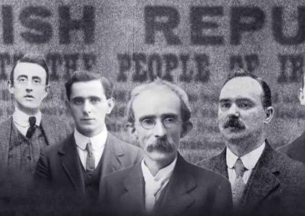 The seven signatories of the 1916 Proclamation who were all executed for their part in the Rising: Thomas J Clarke, Sean Mac Diarmuda, Thomas McDonagh, PH Pearse, Eamonn Ceannt, James Connolly and Joseph Plunkett.