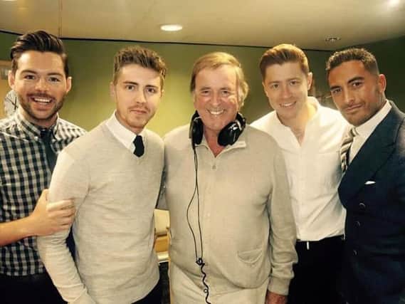 Derry's Martin McCafferty (far left) and the rest of 'Jack Pack' pictured with the late Sir Terry Wogan in his BBC Radio 2 studio in October last year.