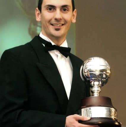 Mark Farren was winner of the Premier Division player of the year award, at the 2005 PFAI Awards in the Burlington Hotel, Dublin. Picture credit: David Maher / SPORTSFILE