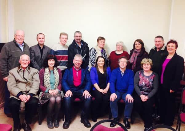 Representatives from 14 groups in Inishowen who attended the meeting in Carndonagh.