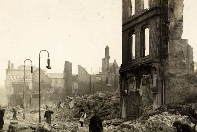 The Black and Tans burned Cork City in reprisal for the killing of one and the wounding of eleven of their men in December, 1920.