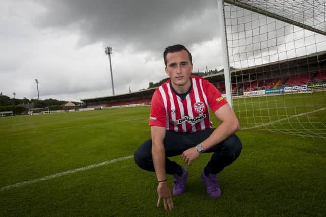Aaron McEneff hopes the Derry City fans will get to see the best of him this season. DER3015MC069