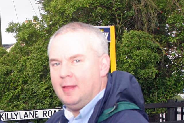 Sinn Fein Councillor Dermot Nicholl. 2810JM02