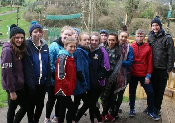 Members of the 'Debate as One' group pictured at their recent residential at the Carlingford Adventure Centre.