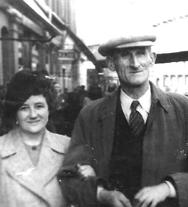 Dan Black and his wife pictured on a trip to Dublin for the commemoration of the 1916 Rising.
