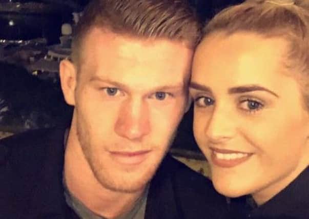 James and Erin pictured during their midweek trip to Monaco.
